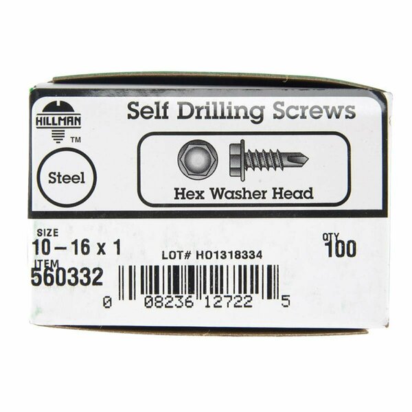 Aceds 10-16 x 1 in. Hex Washer Head Self Drilling Screw 5034251